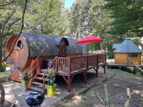 Les Gites Du Parc Mantoche Le Tonneau Exterior foto